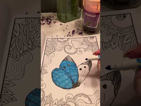 ~ASMR~ Color With Me (whisper ramble, marker sounds)