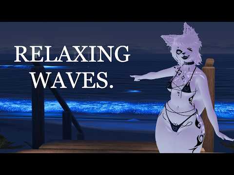 ASMR | She wants to show you her favorite spot~ [Soft waves/ Beach roleplay/ Tingly whispers]