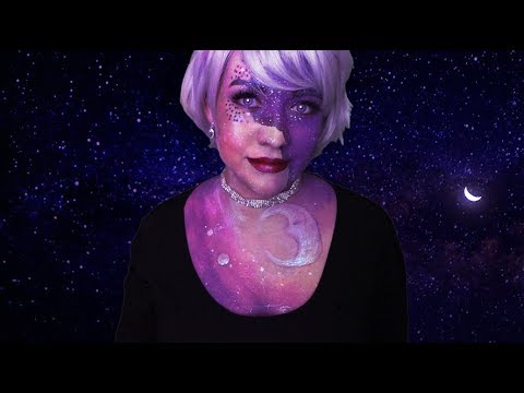 ASMR - ☆ Moon Princess helps You fall asleep ☆ (hand movements, unintelligible whispering)