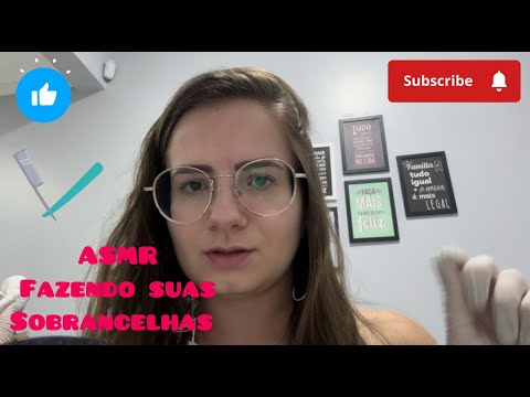 ASMR - Fazendo suas sobrancelhas #asmr #sobrancelhas #dormir #arrepios