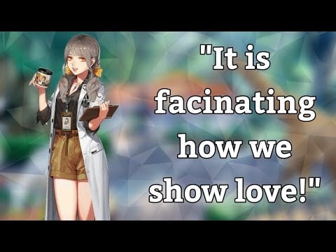 {Asmr} Cute biologist tries to flirt with you [artist listener] [animal facts]