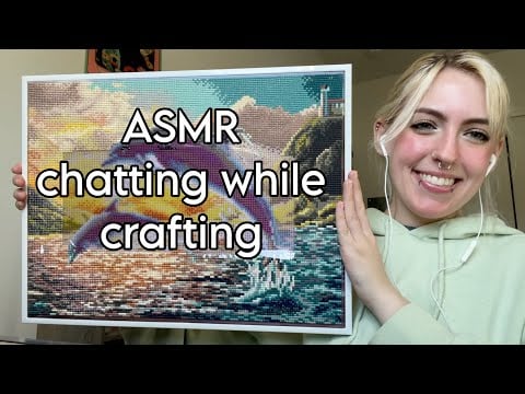 ASMR Chatting While Doing Diamond Art ~ casual, ramble