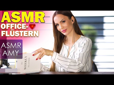 ASMR Entspannt ins Büro mit mir 💼 sanftes Geflüster ✨ auf Deutsch