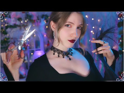 ASMR PELUQUERÍA NOCTURNA para VAMPIROS 🦇 ¡te corto y lavo el pelo! ✂️❤️【Atención Personal】