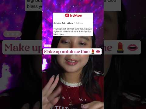 ASMR Doing your Makeup for me time 💄💅👄 #asmr #makeup