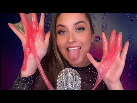 ASMR Slime in your Ears sorgt für Gänsehautmomente 🤯 Slime auf dem Mikrofon & Orbeez Stressball