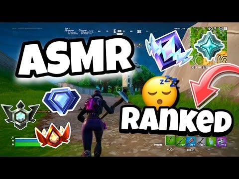 ASMR Français • Je te détend en RANKED sur FORTNITE 😴✨ (Chuchotements très puissants et triggers 💤)