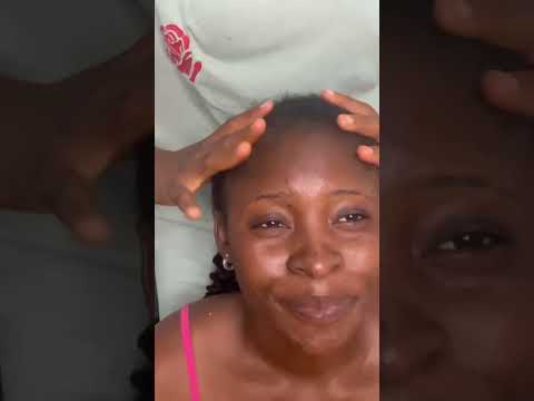 fast and aggressive head massage, Scalp Scratching on and itchy braids with a lot of triggers