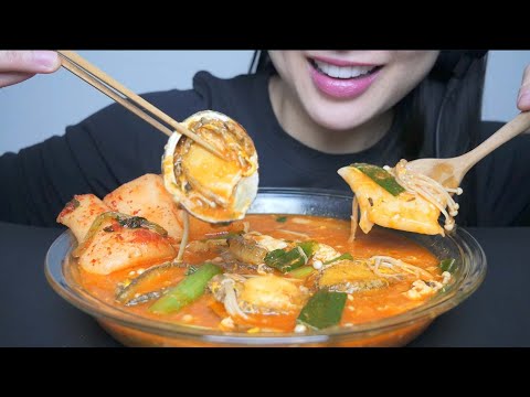 ABALONE SPICY SOUP (ASMR EATING SOUNDS) NO TALKING | SAS-ASMR