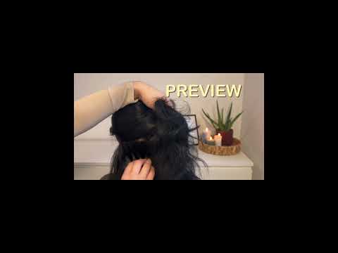 ASMR Hair Brushing sounds for sleep & stress relief #asmr #asmrsounds #asmrhair #relaxingasmr