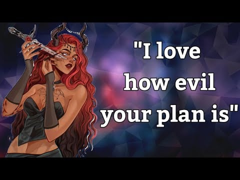 {Asmr} Talking to your demon partner [evil listener] [succubus va] [f4a]