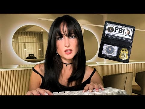 ASMR The FBI Visits the New Jersey Italian Salon and Asks Angelina Some Questions Roleplay