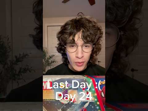 ASMR Day 24 Of The Lego Spiderman Advent Calendar🕷️ #asmr #holiday #adventcalendar #spiderman #lego