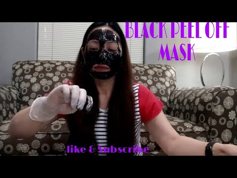 DETOXIFYING INTENSE BLACK PEEL OFF MASK//CHARCOAL MASK:Igorot in Denver 🇺🇸