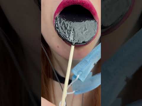 Royal Grape Flavored Lollipop Delight: 4K ASMR