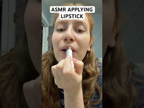 ASMR Applying Lipstick with Mouth Sounds #asmr #asmrsounds #lipstick #mouthsounds