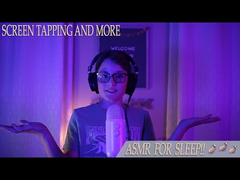 (ASMR FOR SLEEP) Screen Tapping And More!