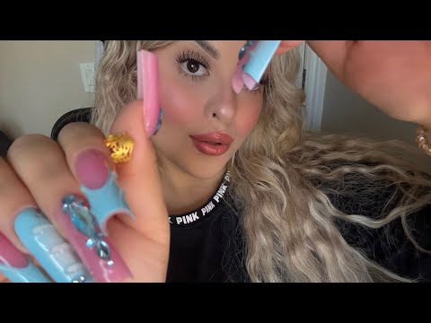 ASMR ✨ Braiding Your Hair - Unclipping, Hair Jewelry, Parting ￼🎀