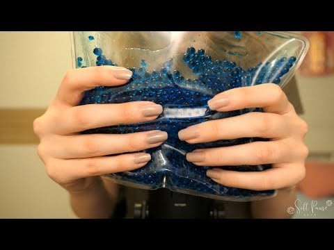 ASMR | Hypnotizing Gel cold pack sounds | (No talking) squishing, tapping for studying or sleep