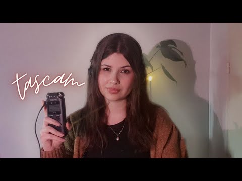 ASMR - Des frissons à foison avec le tascam !!! (soft-spoken & effet voix)