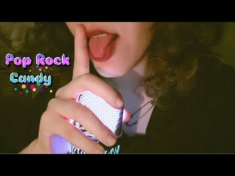 ASMR | Pop rock mouth sounds + crunchy sounds 🍬