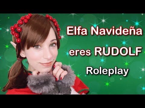 ASMR . ROLEPLAY  ELFA navideña . Atención personal . El mejor video navideño que te hará dormir