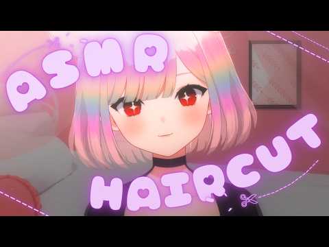 【ASMR】a haircut and style for you💇💈| "professional" haircare from home⭐️😴| roleplay💕 #3DIO #asmr