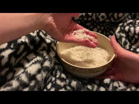 asmr with a bowl of rice 🍚