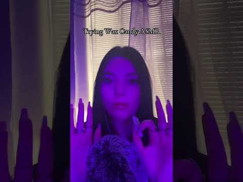 Wax Candy 🍬 ASMR #tingles #asmrtingles #relax #triggersforsleep #asmrtriggers #mouthsounds #visual