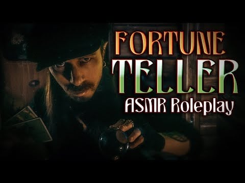 Fortune Teller ASMR Roleplay | Very Soft-Spoken Tarot Reading, Palmistry, and Crystal Ball