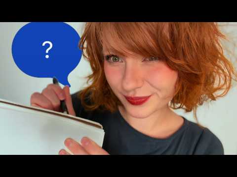 asmr 🍎 🧠 general knowledge questions to tire your mind