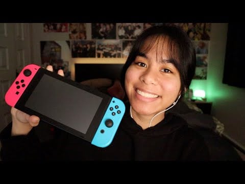 ASMR nintendo switch triggers