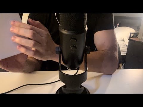 ASMR: experimenting with tapping, hand sounds, and random objects