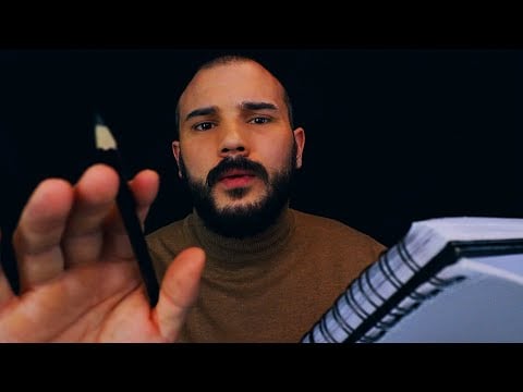 Drawing You To Sleep ✍🏼 ASMR Inspecting Your Face