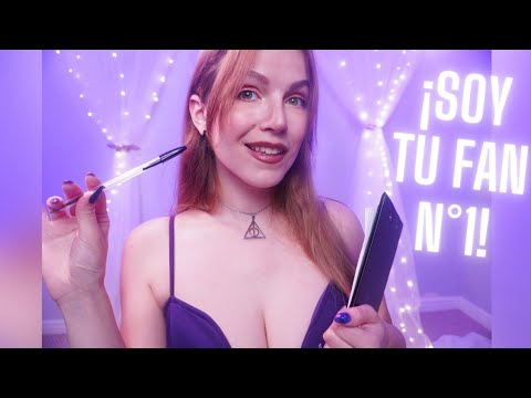 ASMR SUPER FAN COQUETA TE ENTREVISTA