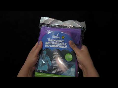 ASMR Plastic Crinkle Sounds No Talking My New Rain Coat For April ☔️ 🌧️ 