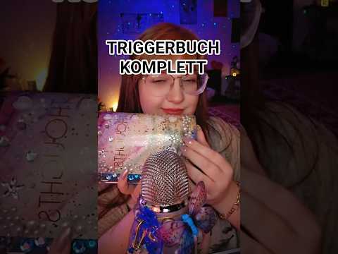 Finale Triggerbuch ASMR #asmrtapping #asmrscratching #asmrvideo #asmrtist #asmrcommunity #asmr