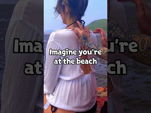 Light touch ASMR beach massage #asmrmassage #asmr #asmrsounds #realpersonasmr #relaxation #shorts