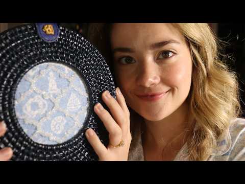 ASMR Needlepoint Show & Tell! Finished Projects, Threads, WIP, Stitch Mail
