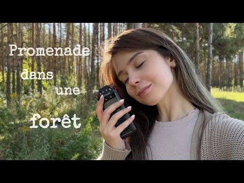 ASMR dans la nature, forêt de pins 🌲 
