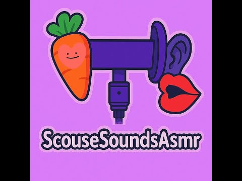 intense ear licking and mouth sounds + squishy carrot biting ASMR !!!!