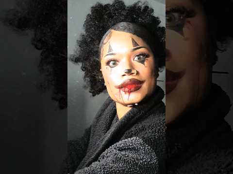 DO YOU WANT TO PLAY ?😳🤡 #halloween 🎃 #scream #makeup #halloweenshorts  #clown #transition #spooky