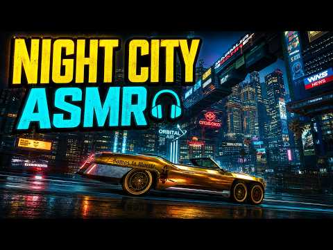 Una noche tranquila en Night City 🌃 Cyberpunk 2077 ASMR
