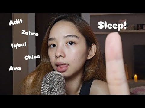 ASMR If I Call Your Name, You Can Go To Sleep 😴 (Soft Whispers)