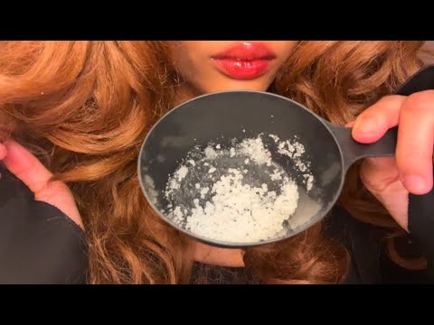 asmr lip care treatment (mouth sounds, personal attention)