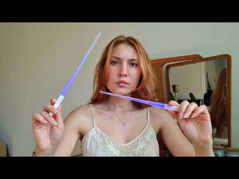 ASMR follow my instructions, focus test 🩵💜(mean)