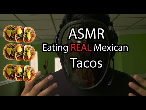 ASMR REAL MEXICAN TACOS | Drinking SODA | EATING