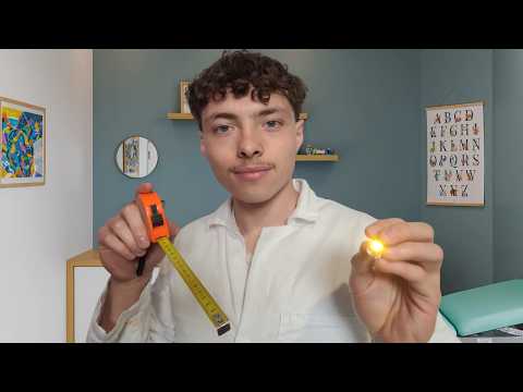 ASMR: Roleplay👨‍⚕️Pédiatre👨‍⚕️(mesure, lumière,...)
