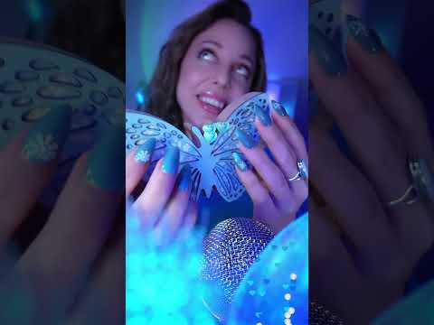 Wooden Butterfly ASMR 🫠💙💤 #asmr #asmrsounds #asmrvideo #livestream