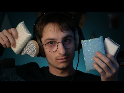 ASMR with SPONGES [Scratching, tapping etc]